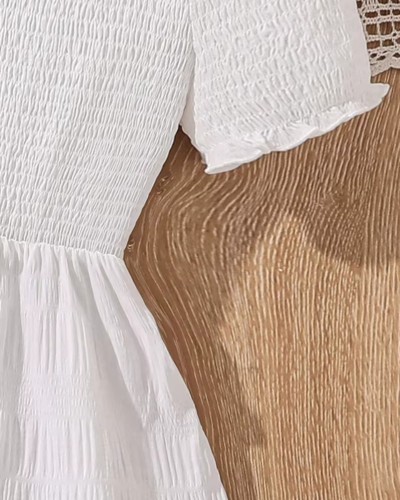Robe fille blanche pas chère