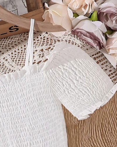 Robe fille blanche pas chère