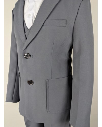 costume enfant luxe gris