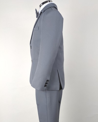 costume enfant luxe gris