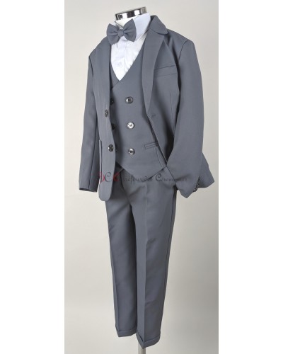 costume enfant luxe gris