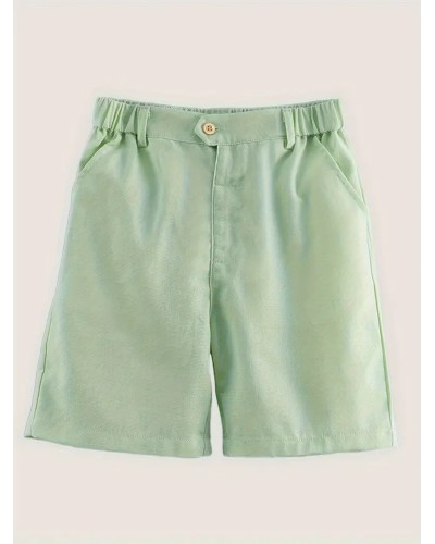 ensemble lin coton vert sauge