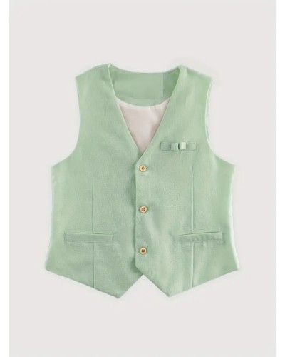 ensemble lin coton vert sauge