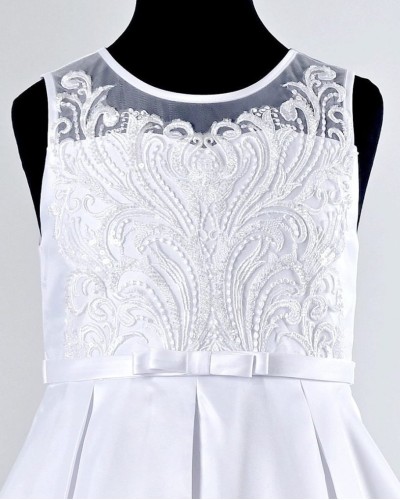 robe communion blanche camelia