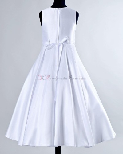 robe communion blanche camelia