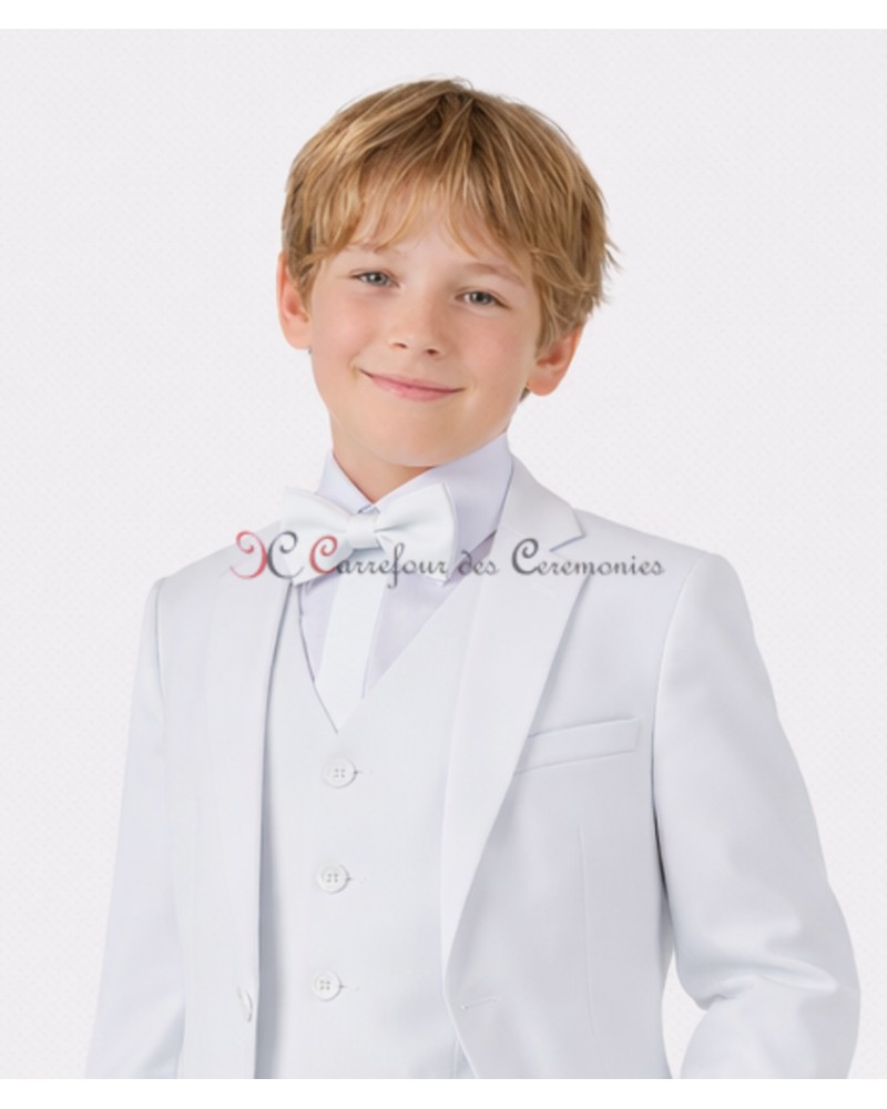 costume communion blanc
