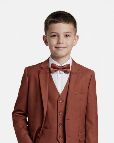 costume terracotta foncé