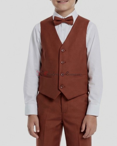 costume terracotta foncé