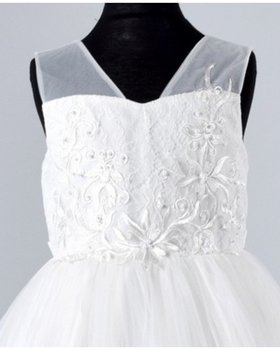 Robe mariage longue fille Clémence