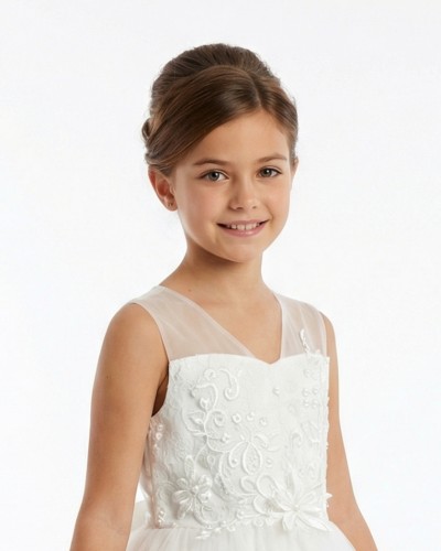 Robe mariage longue fille Clémence