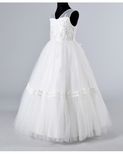 Robe mariage longue fille Clémence