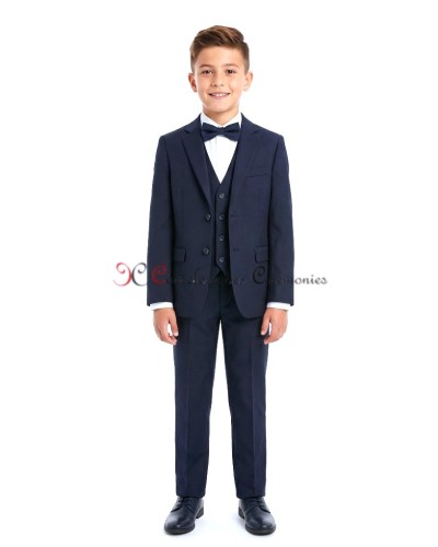 costume bleu marine fonce