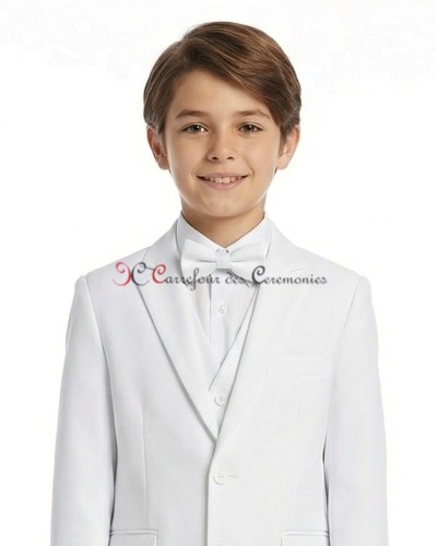costume communion blanc enfant