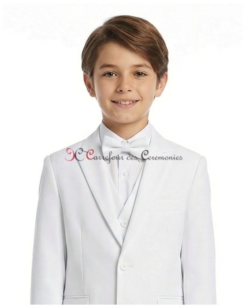 costume communion blanc enfant