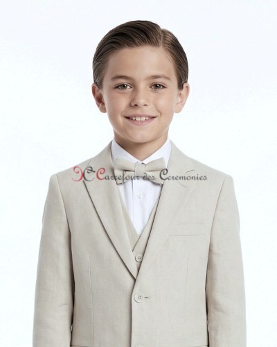 costume beige sable enfant