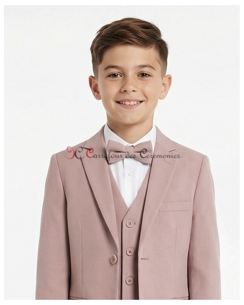 costume rose pale enfant