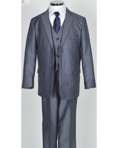 Costume gris bleu Valentin