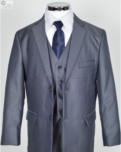 Costume gris bleu Valentin