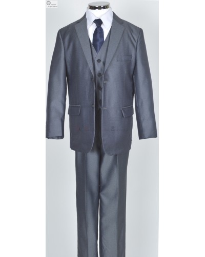 Costume gris bleu Valentin