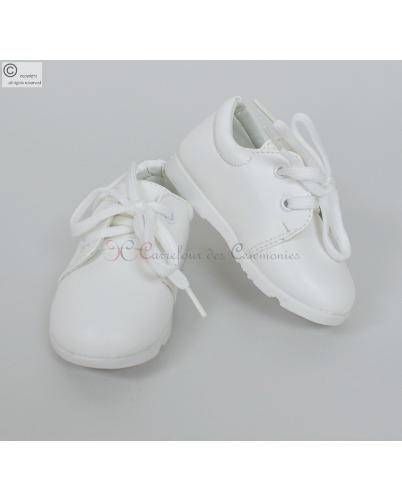 Chaussure Bebe Blanche Ceremonie Quotidien