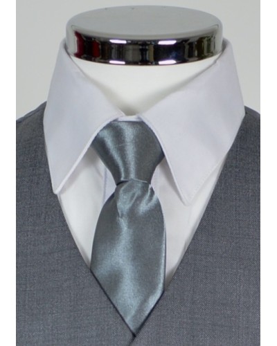 Cravate gris fonce