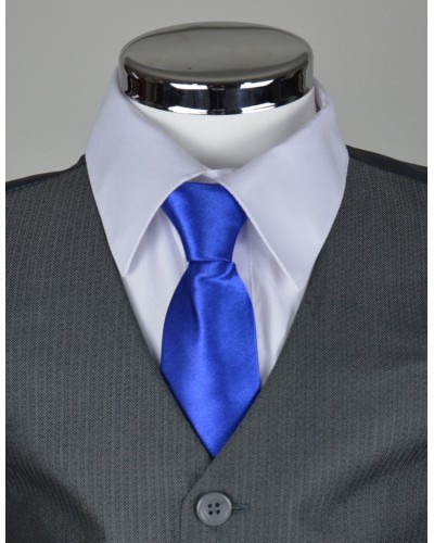 Cravate bleu royale