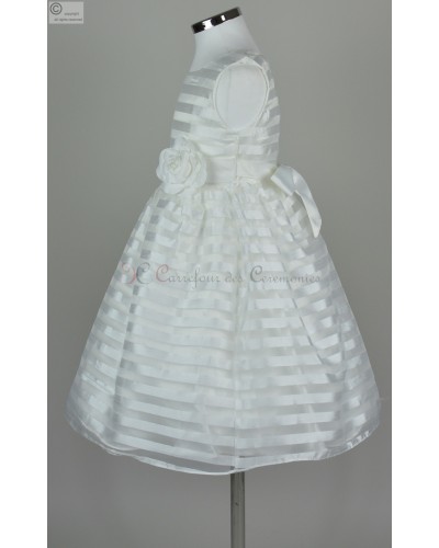 robe enfant ecru Sandie