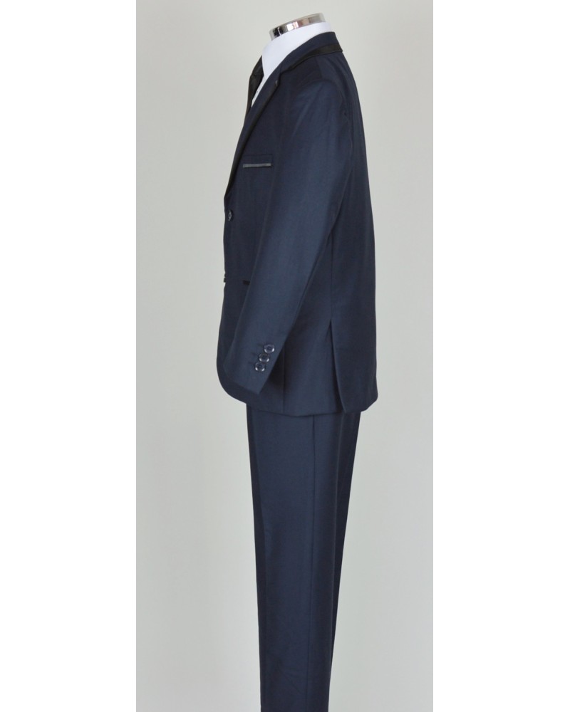 Veste Brice Bleu Marine Taille M – Occasion Très Bon état, Style Veste De Costume En Laine