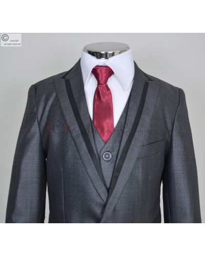 costume gris Valentin