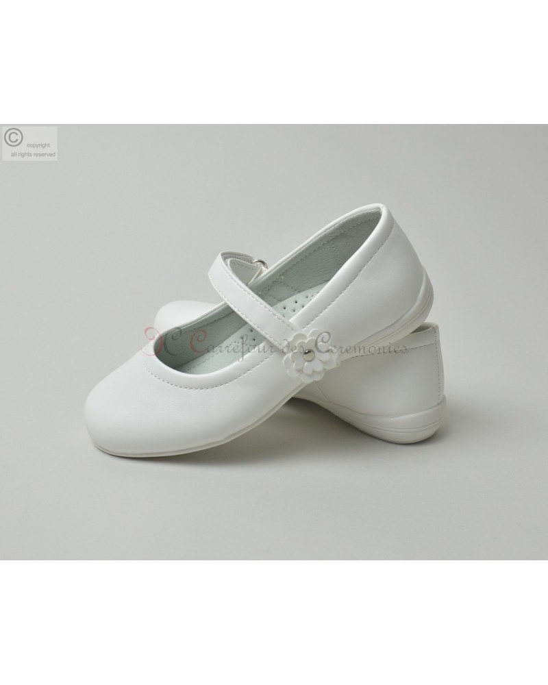 Ballerine blanche Béa