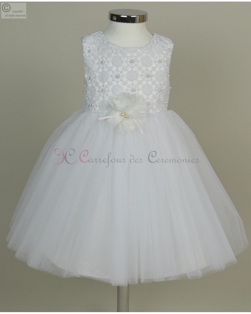 robe bébé blanche Roanna