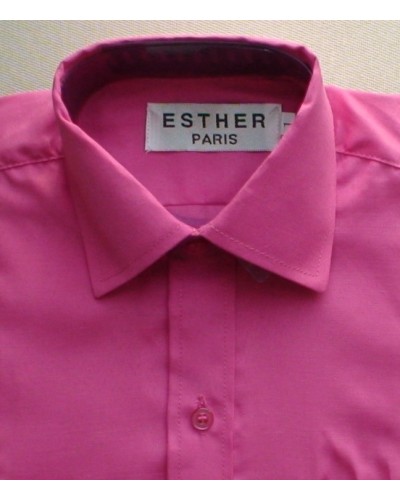 Chemise garçon fushia 