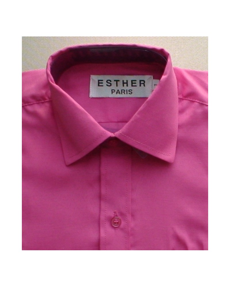 Chemise garçon fushia 