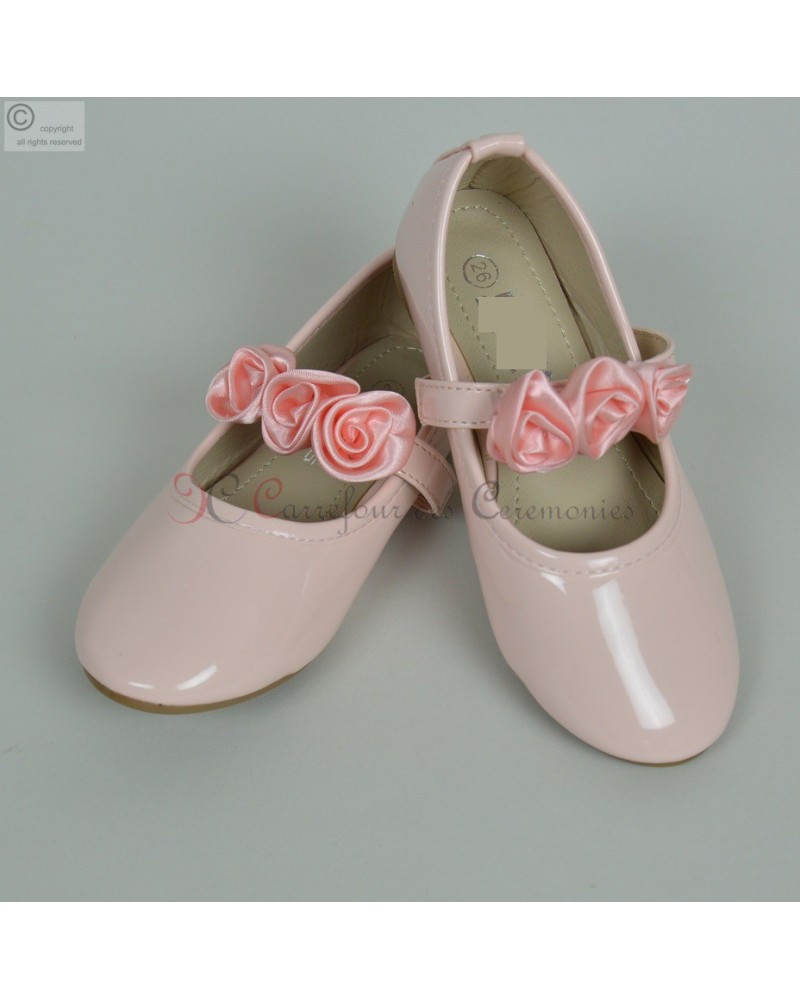 Chaussures Ballerines Princesse Pour Fille - Idéal Cérémonie, Mariage - Taille EU 21 à 36