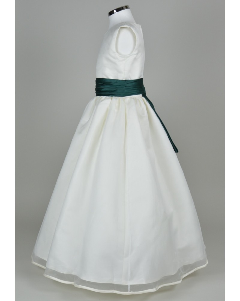 Robes de demoiselle d'honneur élégantes fente latérale une épaule longue main image 0