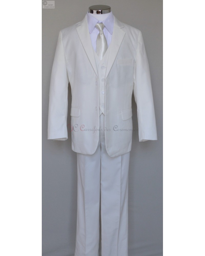 Costume garcon ecru communion Carrefour des Ceremonies
