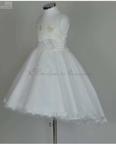 Robe ecru Constance