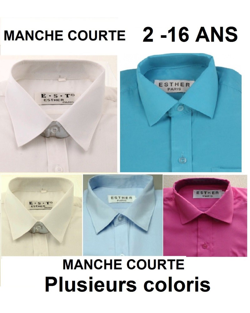 Chemise Manche Courte 2A à 16A