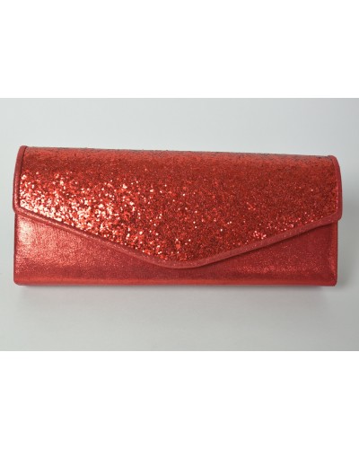 Pochette rouge pour soiree