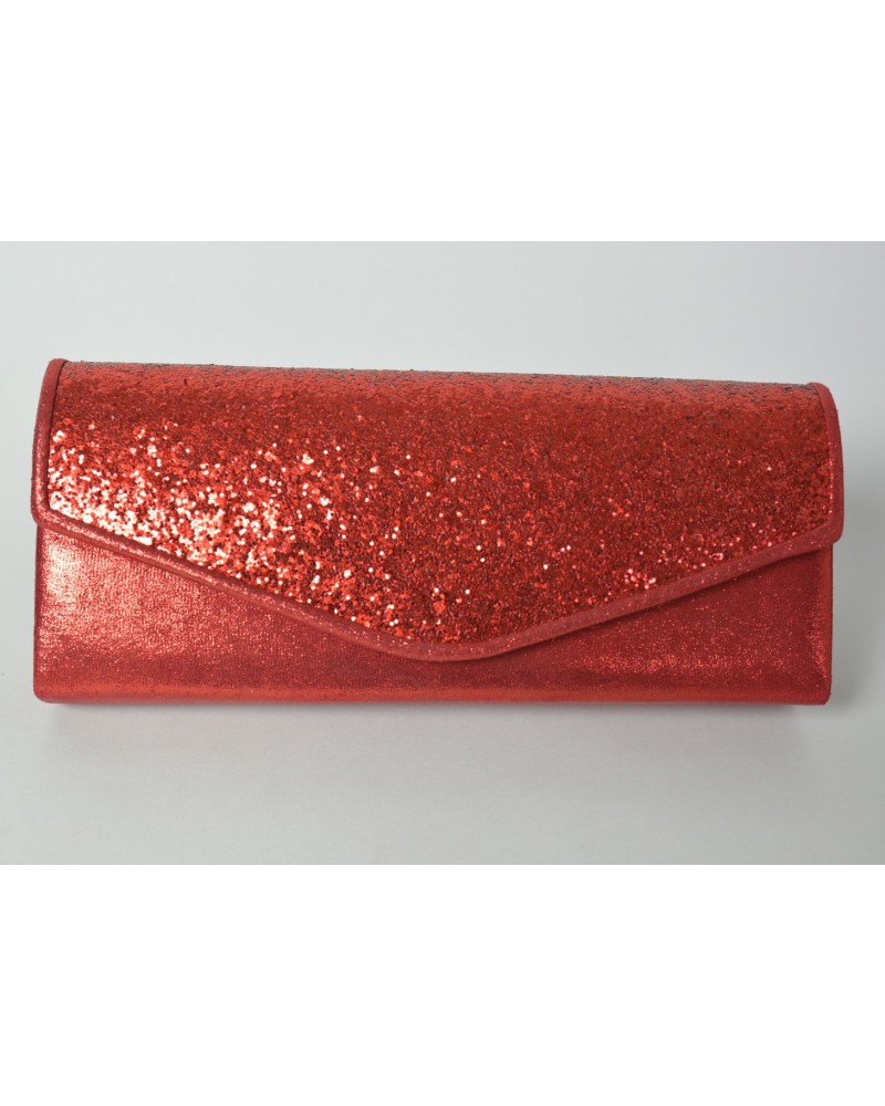 Pochette rouge pour soiree