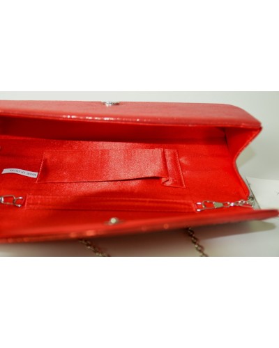 Pochette rouge pour soiree