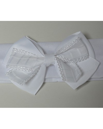 Bandeau blanc simple