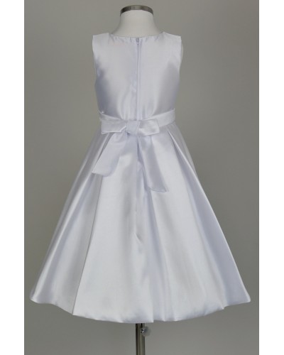 robe fille blanche Lina