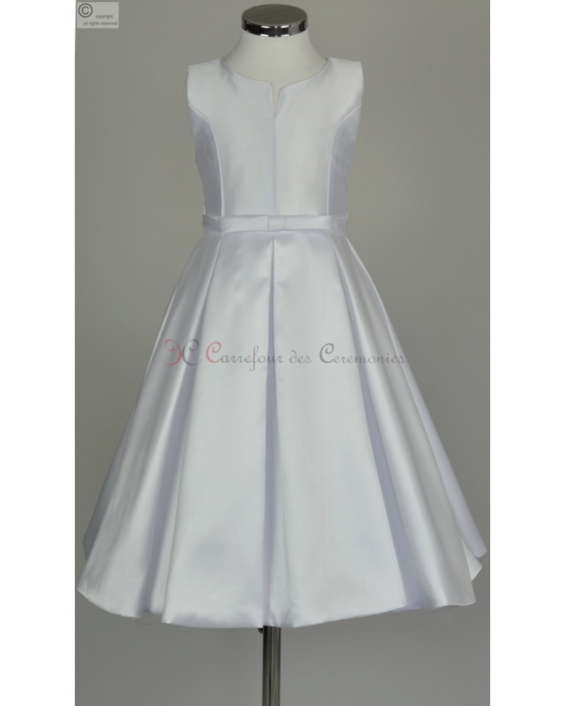 robe fille blanche Lina