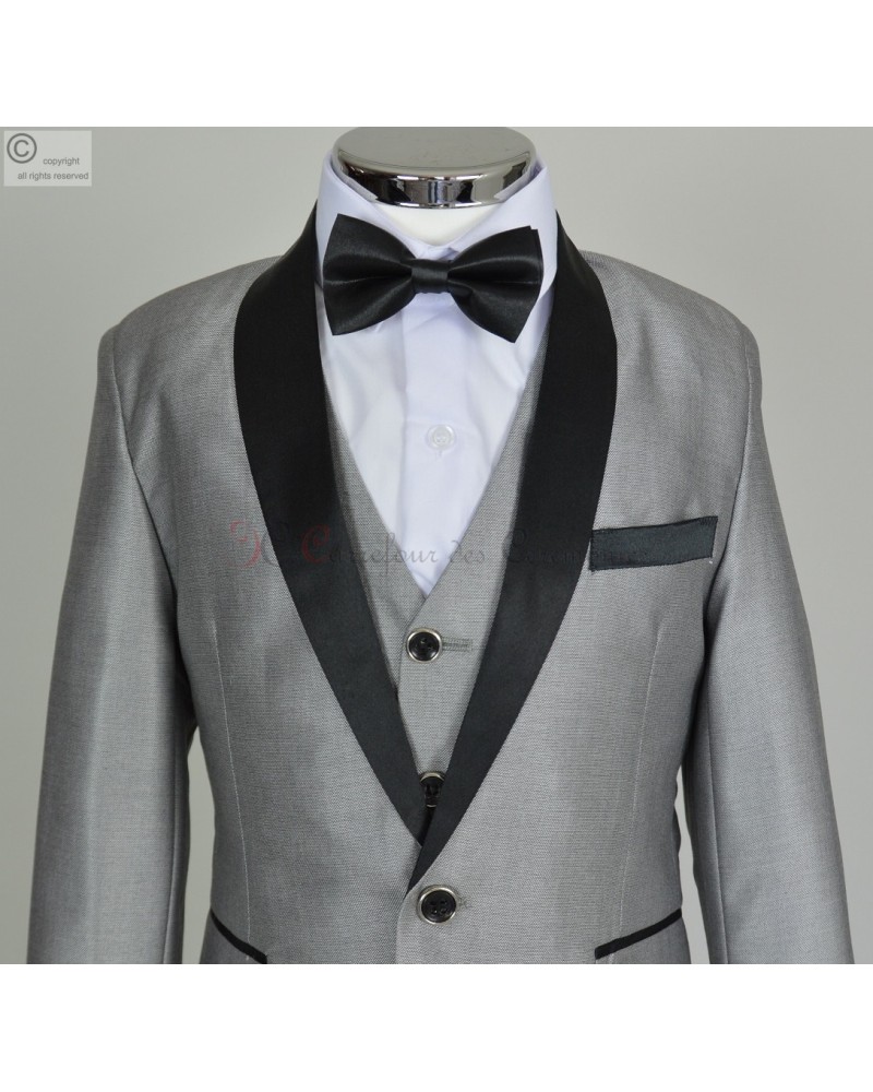 costume gris clair Bertrand