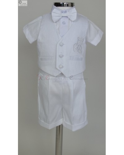 Ensemble blanc pour bebe Jones