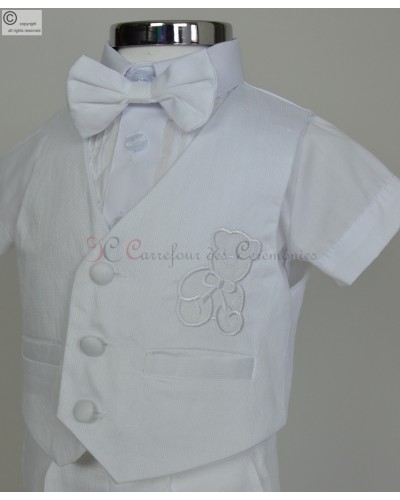 Ensemble blanc pour bebe Jones