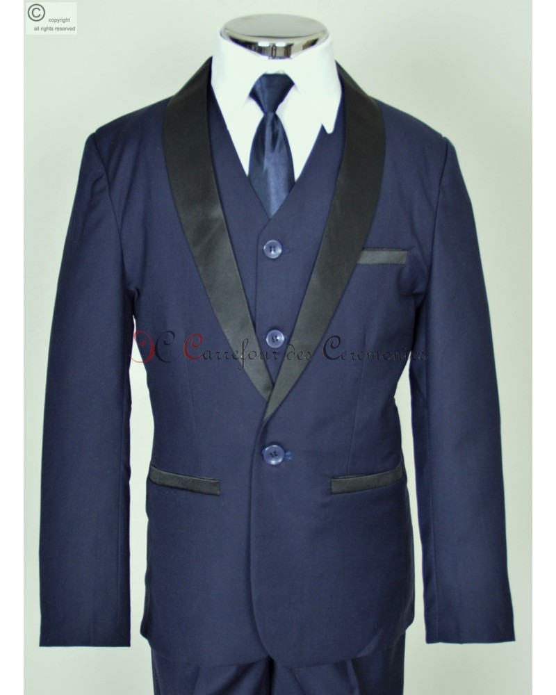 costume bleu marine Martin