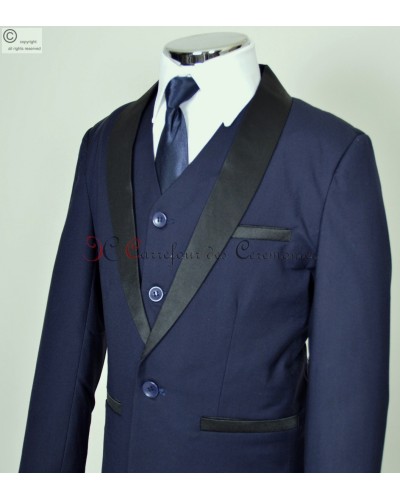costume bleu marine Martin