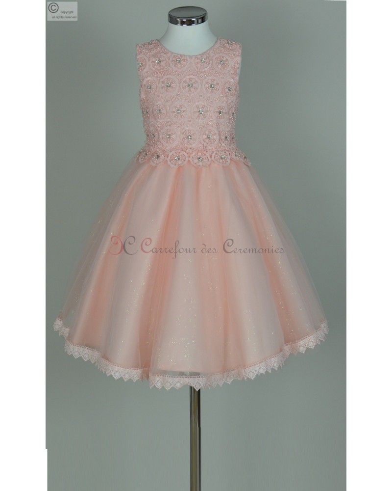 Robe fille corail clearance